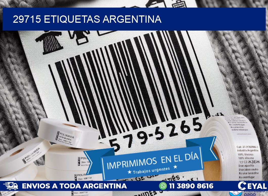 29715 ETIQUETAS ARGENTINA
