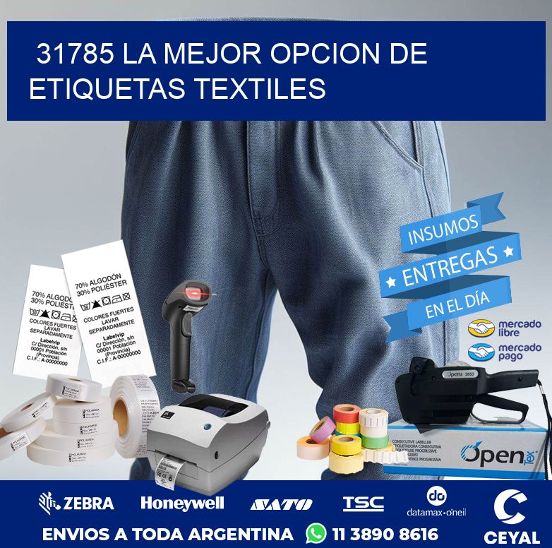 31785 LA MEJOR OPCION DE ETIQUETAS TEXTILES