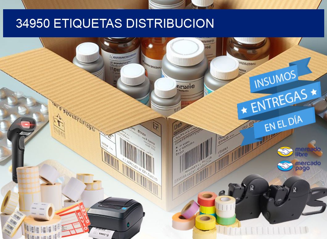 34950 etiquetas distribucion