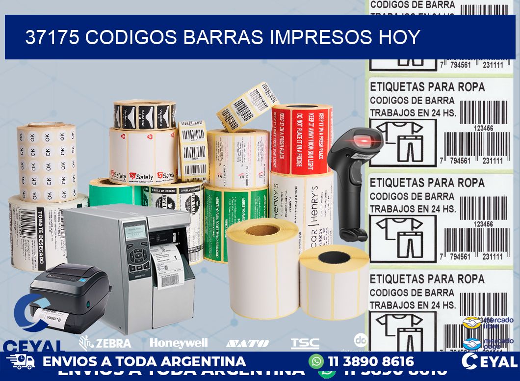 37175 CODIGOS BARRAS IMPRESOS HOY