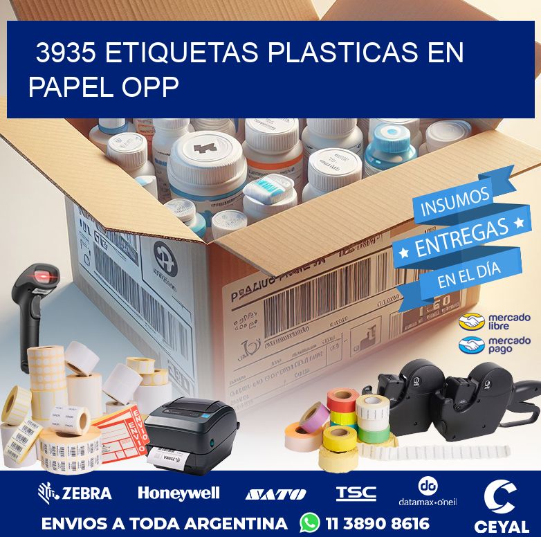 3935 ETIQUETAS PLASTICAS EN PAPEL OPP