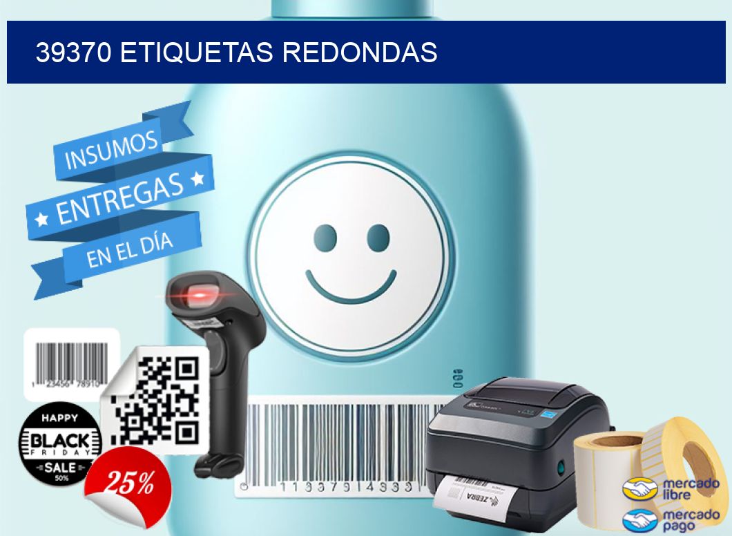 39370 ETIQUETAS REDONDAS
