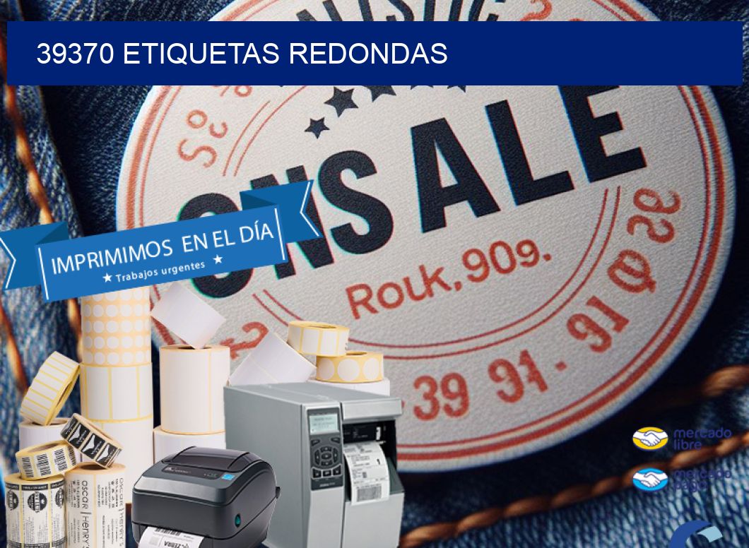 39370 ETIQUETAS REDONDAS