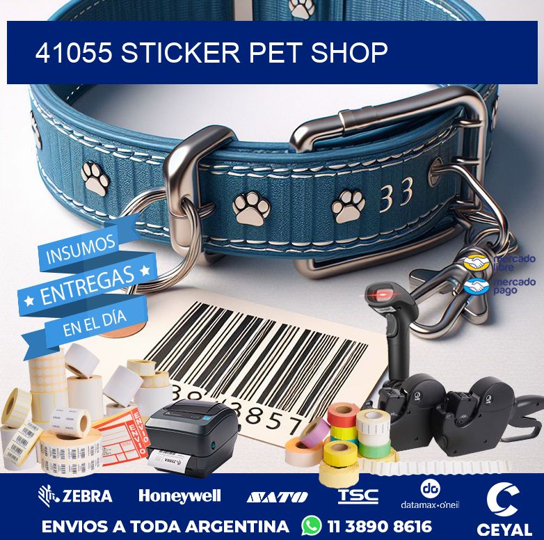 41055 STICKER PET SHOP