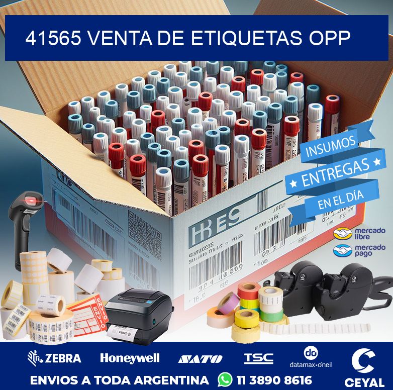 41565 VENTA DE ETIQUETAS OPP
