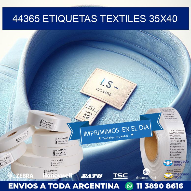 44365 ETIQUETAS TEXTILES 35X40