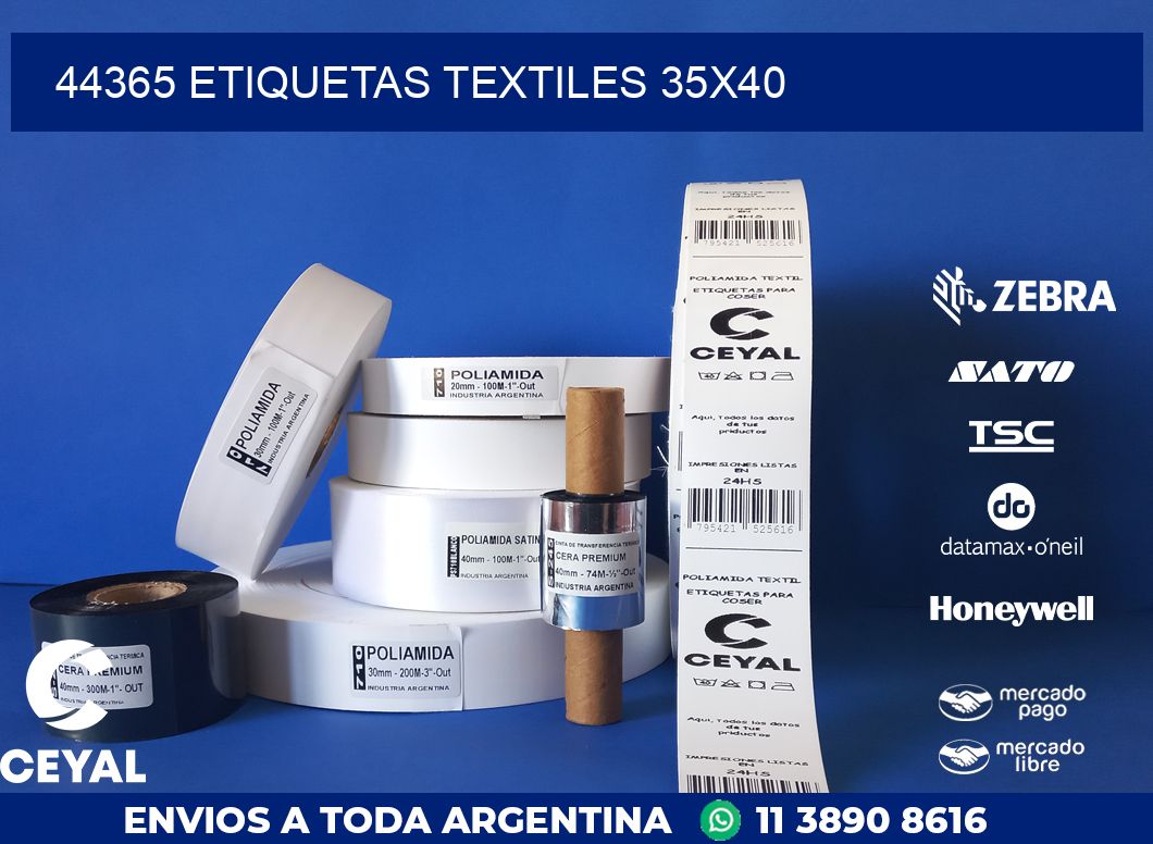 44365 ETIQUETAS TEXTILES 35X40