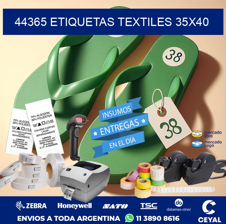 44365 ETIQUETAS TEXTILES 35X40