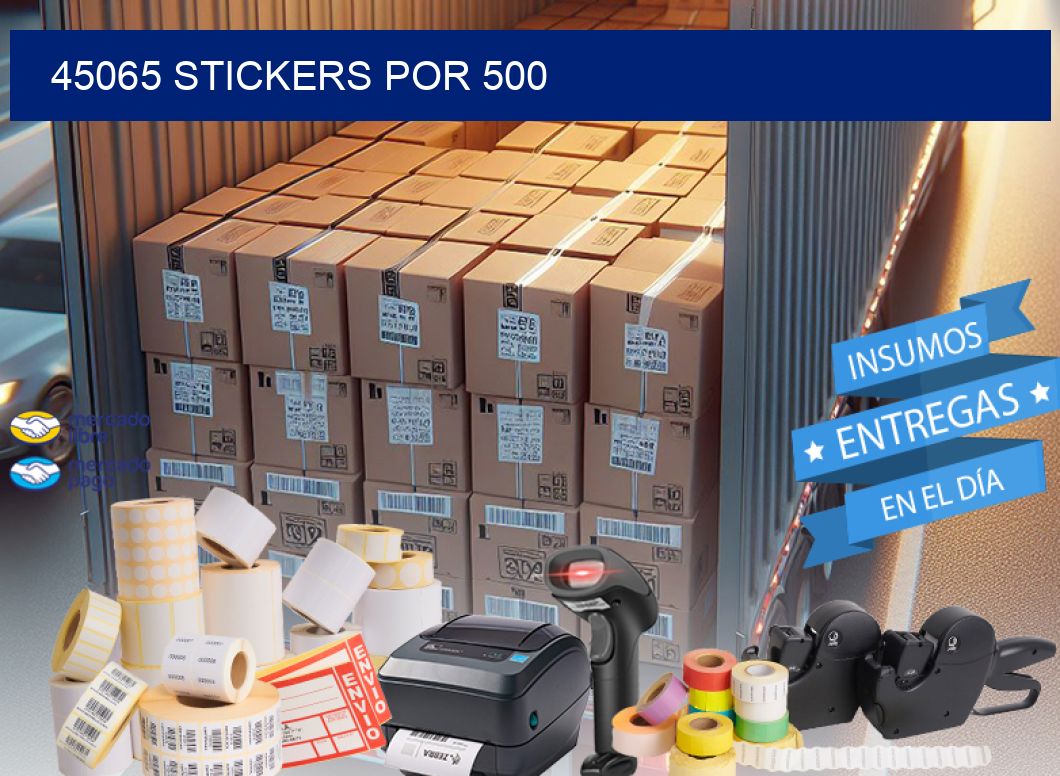 45065 STICKERS POR 500