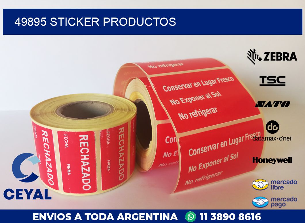 49895 STICKER PRODUCTOS