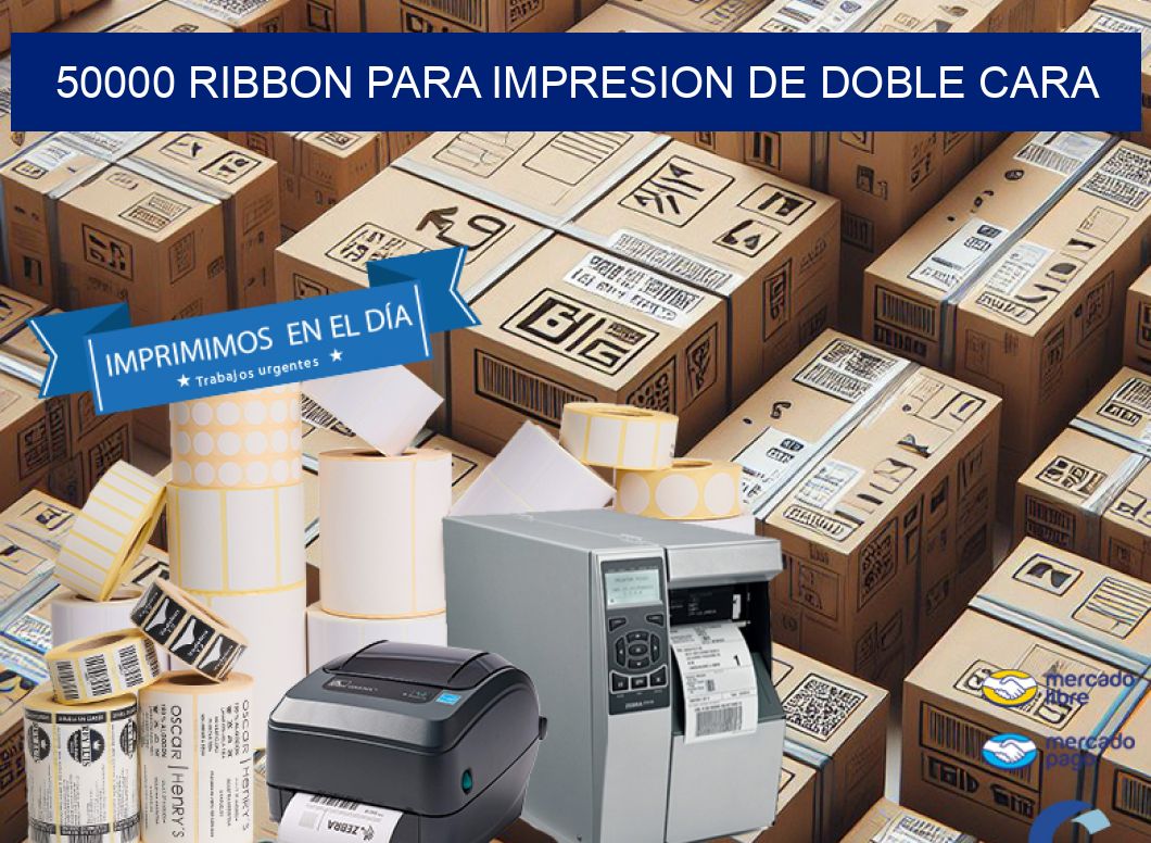 50000 RIBBON PARA IMPRESION DE DOBLE CARA