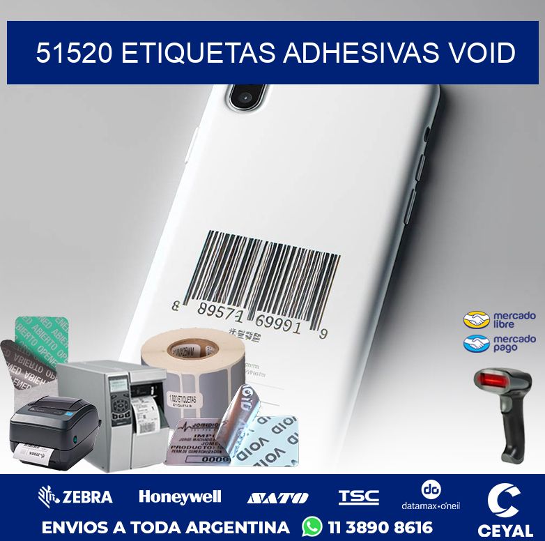 51520 ETIQUETAS ADHESIVAS VOID