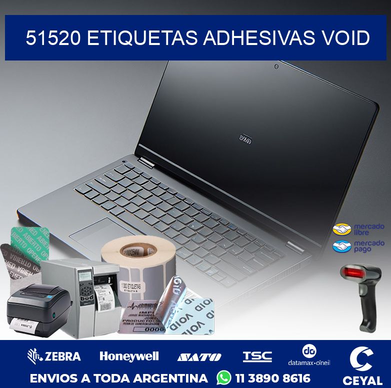 51520 ETIQUETAS ADHESIVAS VOID