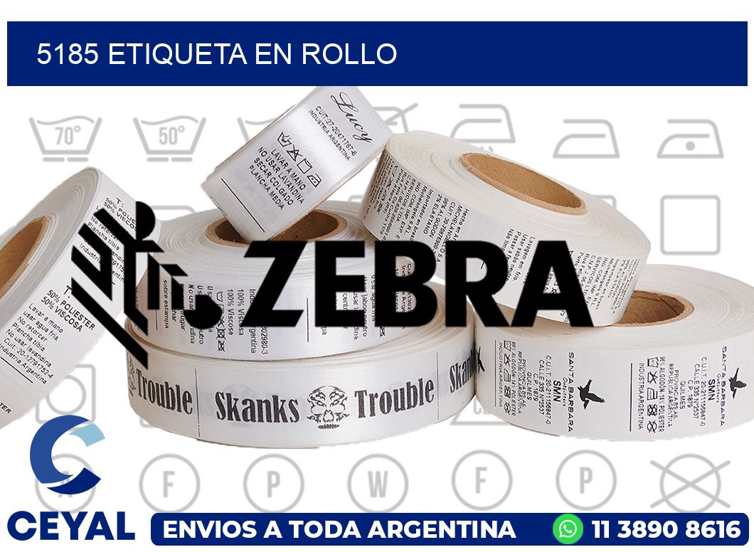 5185 Etiqueta en rollo