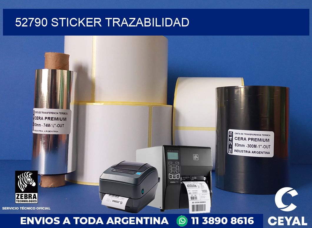 52790 STICKER TRAZABILIDAD