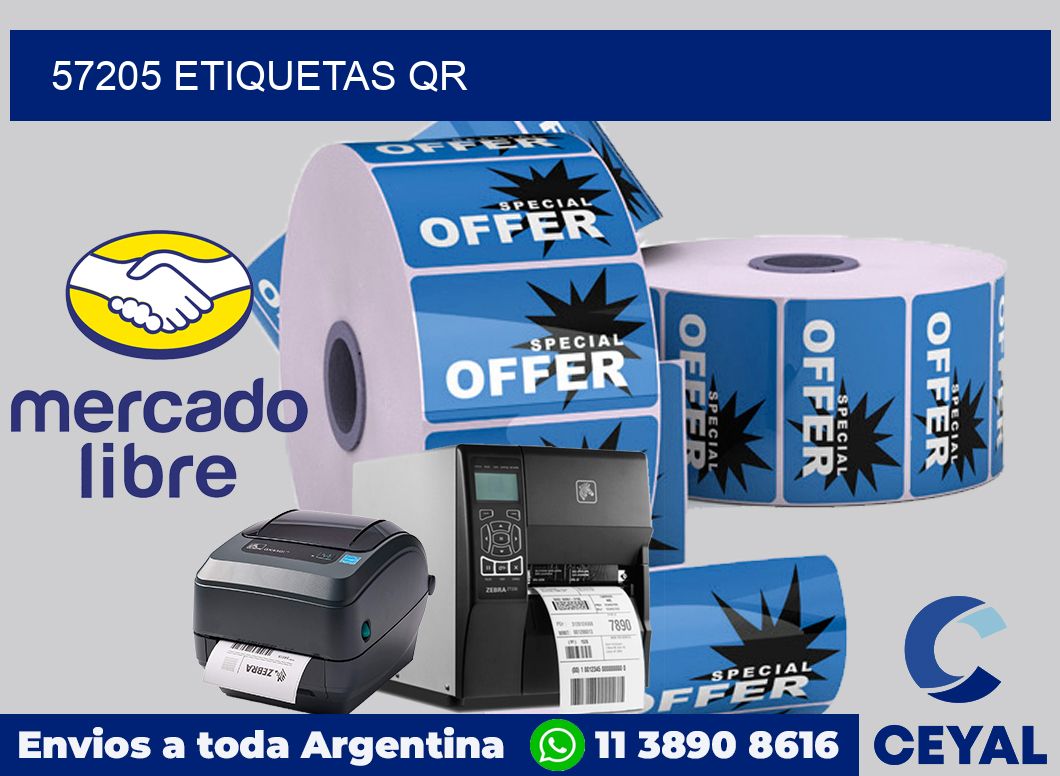 57205 ETIQUETAS QR