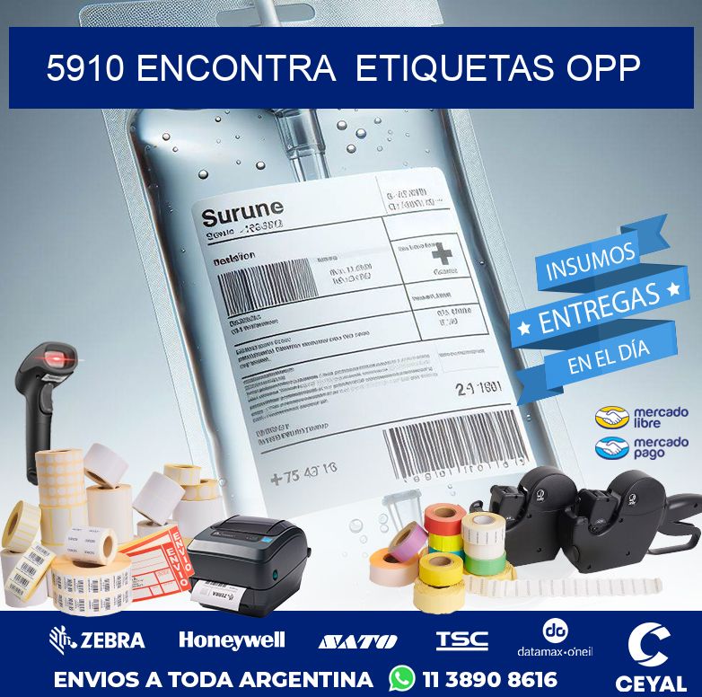 5910 ENCONTRA  ETIQUETAS OPP