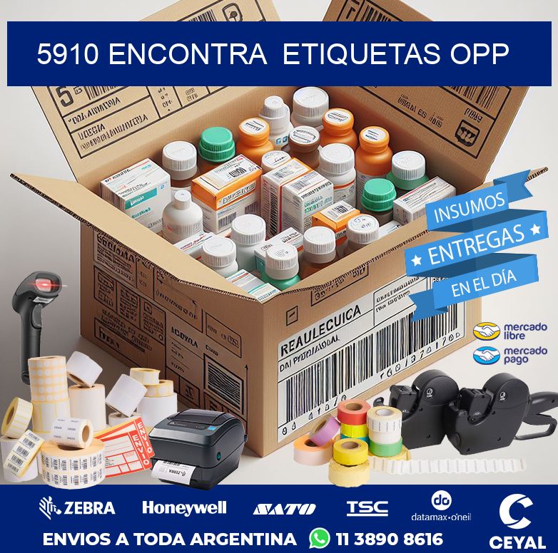 5910 ENCONTRA  ETIQUETAS OPP