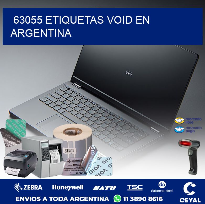 63055 ETIQUETAS VOID EN ARGENTINA