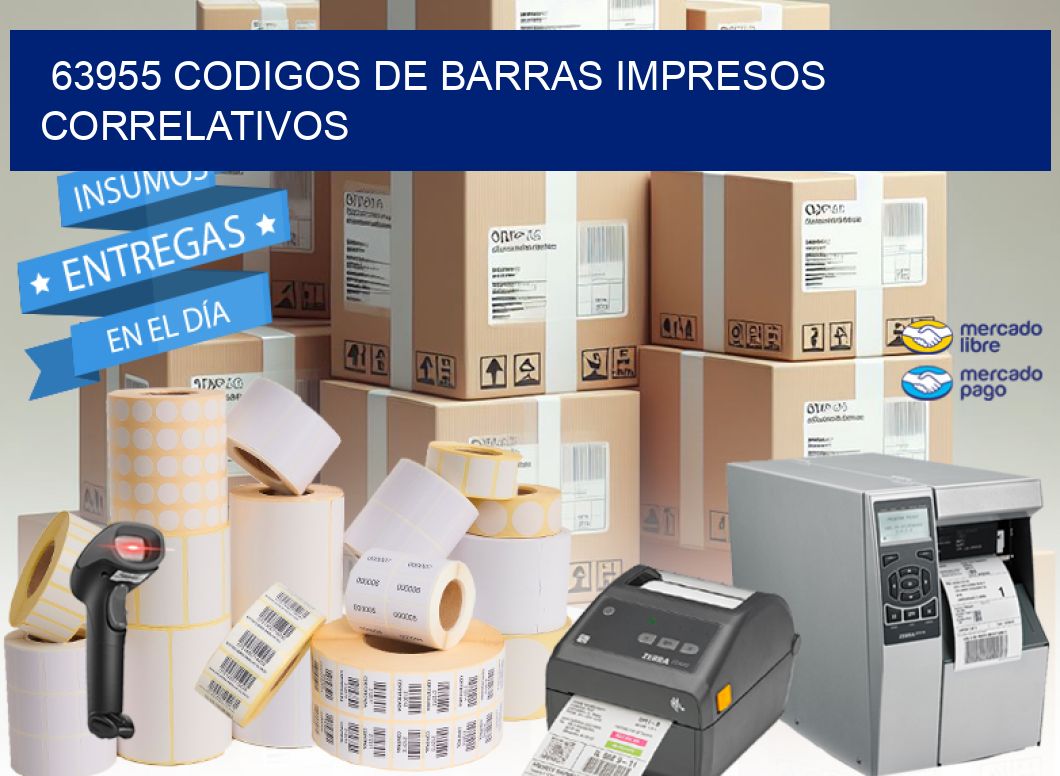 63955 codigos de barras impresos correlativos
