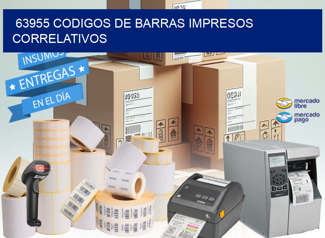 63955 codigos de barras impresos correlativos