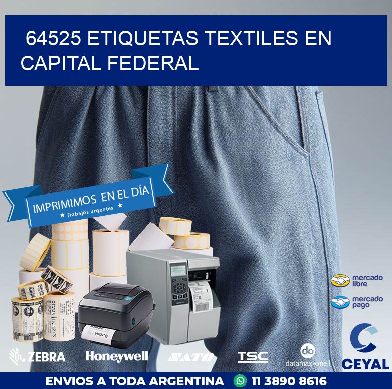 64525 ETIQUETAS TEXTILES EN CAPITAL FEDERAL