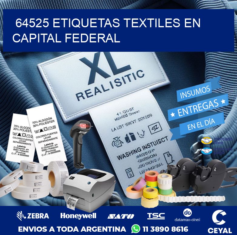 64525 ETIQUETAS TEXTILES EN CAPITAL FEDERAL