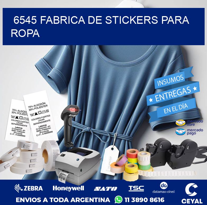 6545 FABRICA DE STICKERS PARA ROPA