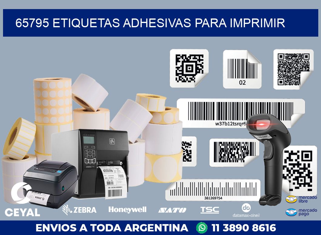 65795 etiquetas adhesivas para imprimir