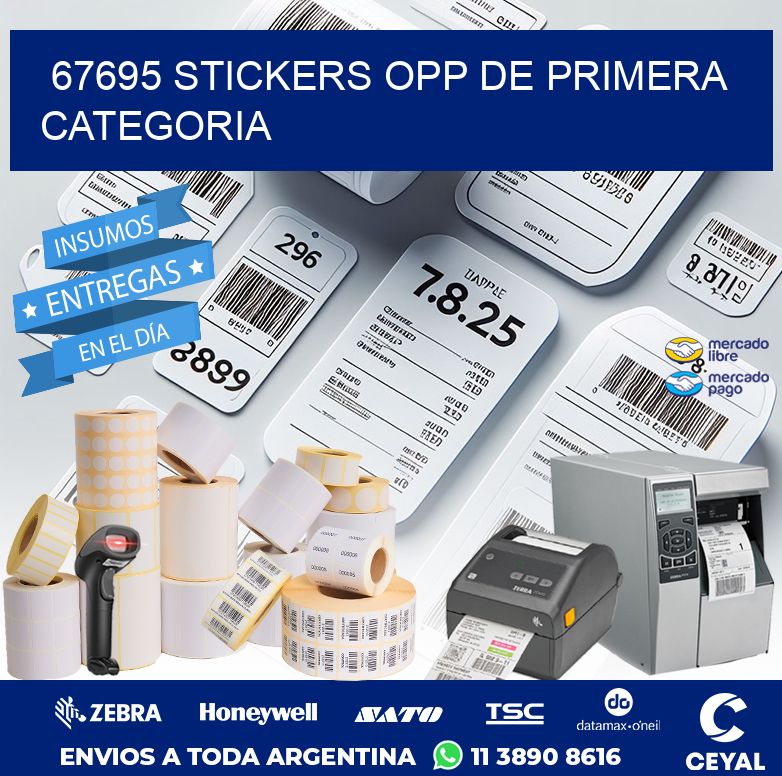 67695 STICKERS OPP DE PRIMERA CATEGORIA