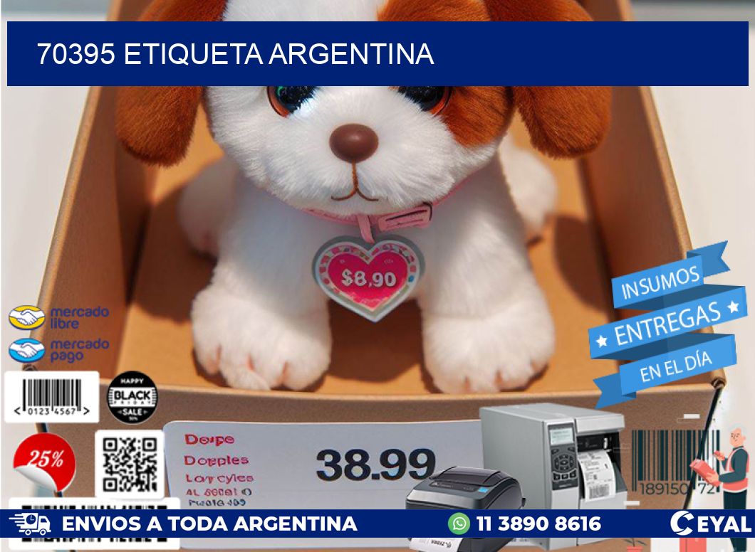 70395 ETIQUETA ARGENTINA