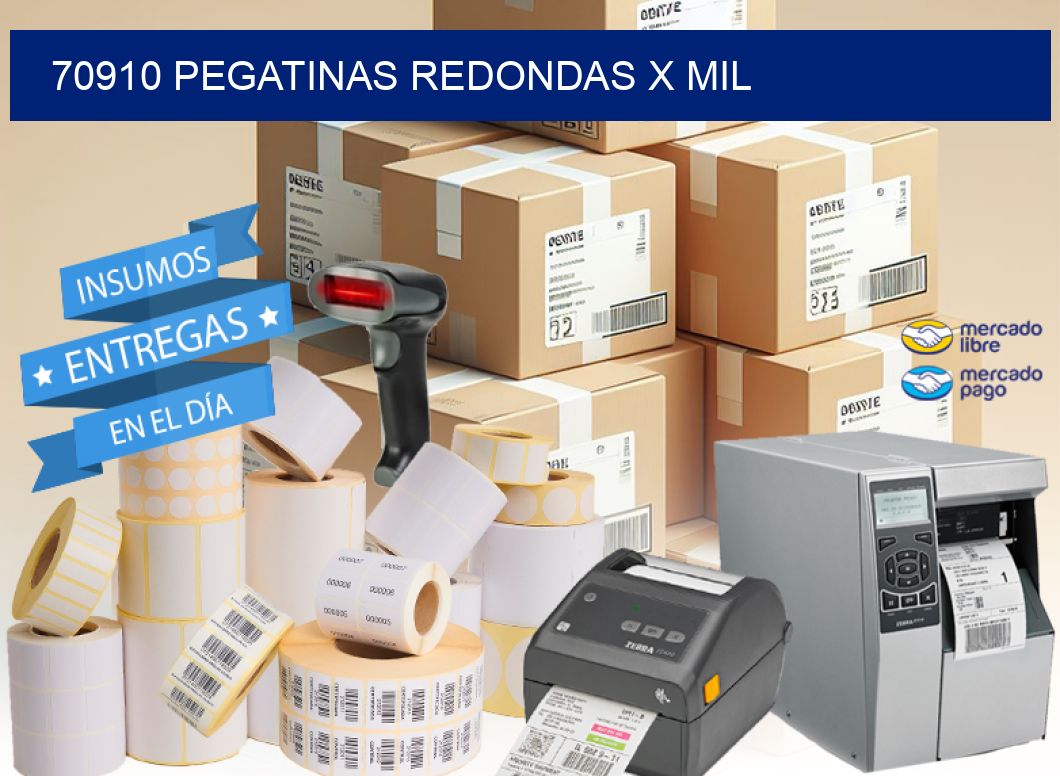 70910 PEGATINAS REDONDAS X MIL