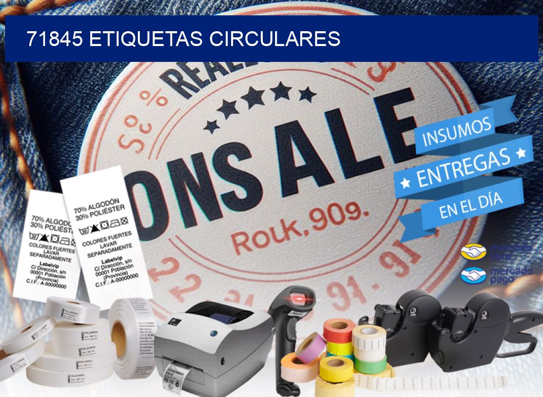 71845 ETIQUETAS CIRCULARES
