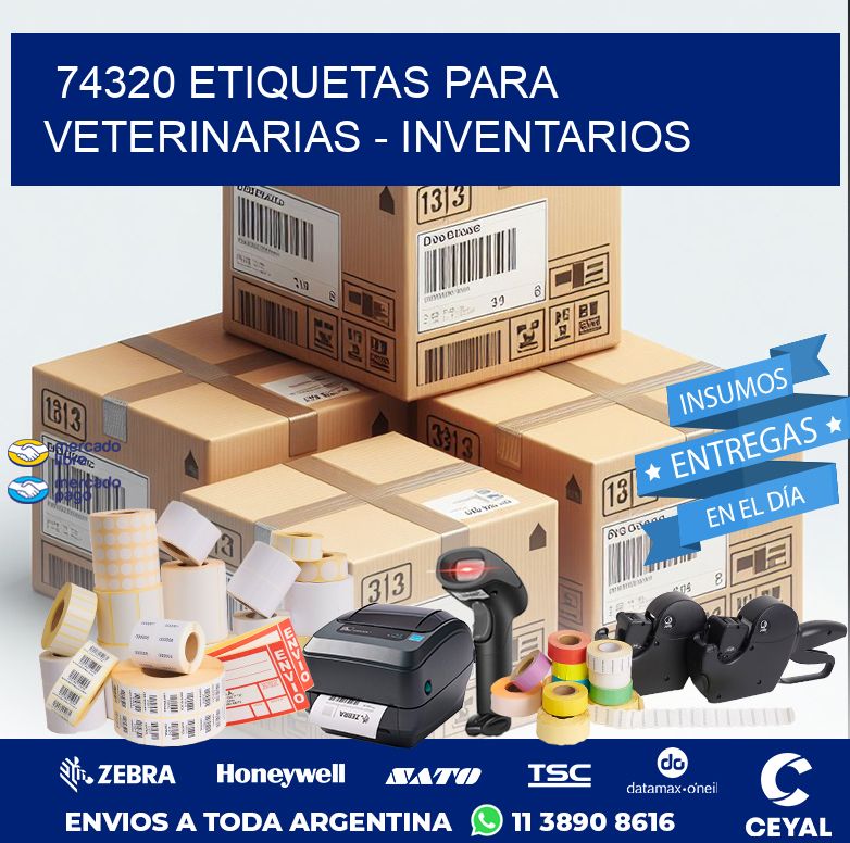 74320 ETIQUETAS PARA VETERINARIAS - INVENTARIOS