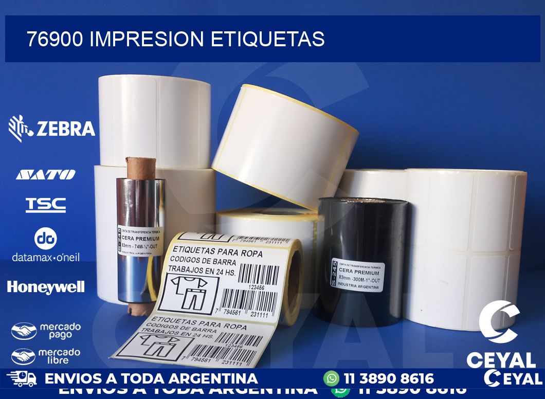 76900 IMPRESION ETIQUETAS