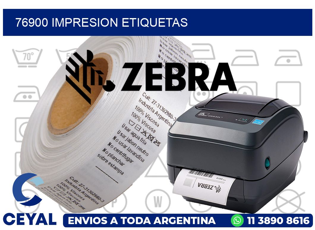 76900 IMPRESION ETIQUETAS