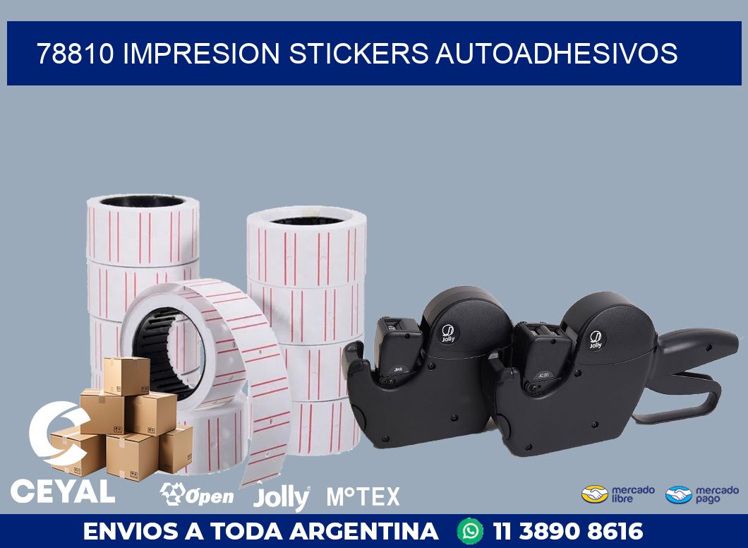 78810 Impresion stickers autoadhesivos