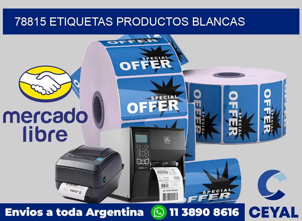 78815 etiquetas productos blancas