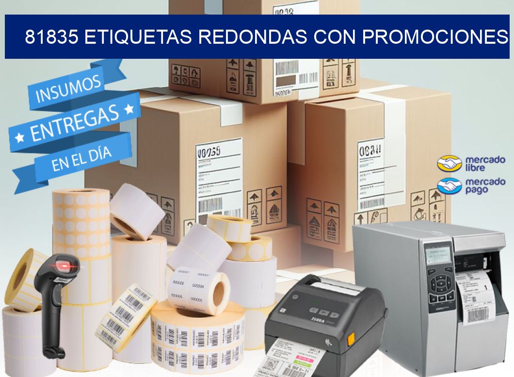 81835 ETIQUETAS REDONDAS CON PROMOCIONES