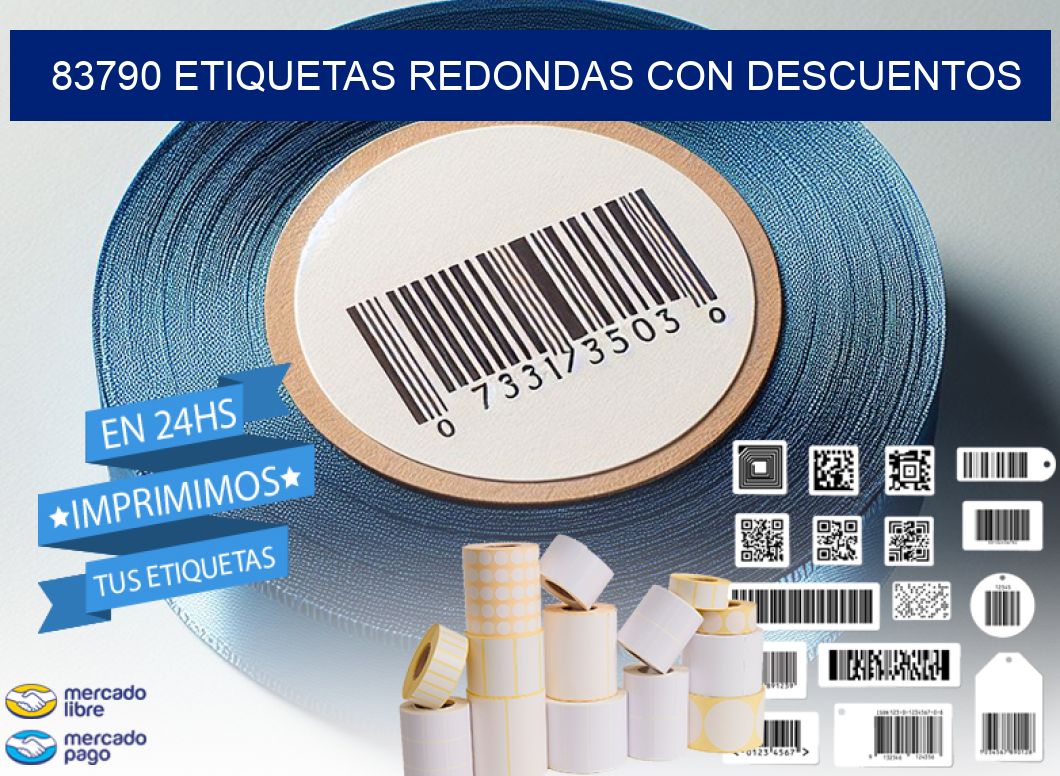 83790 ETIQUETAS REDONDAS CON DESCUENTOS