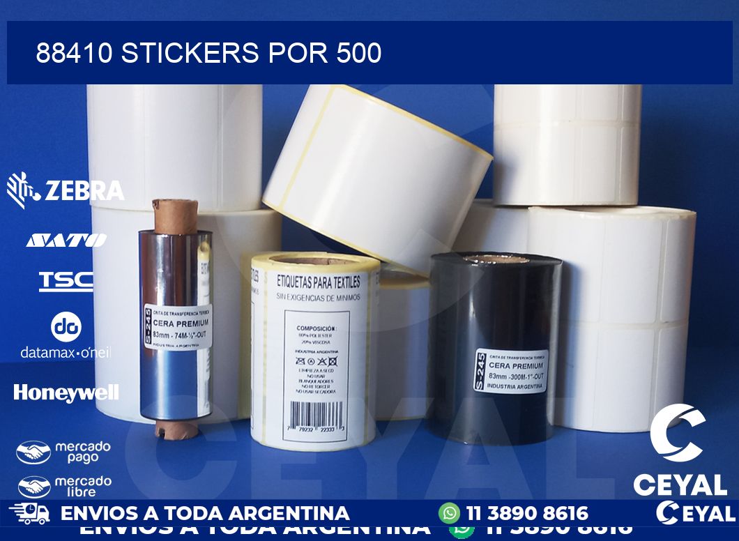 88410 STICKERS POR 500