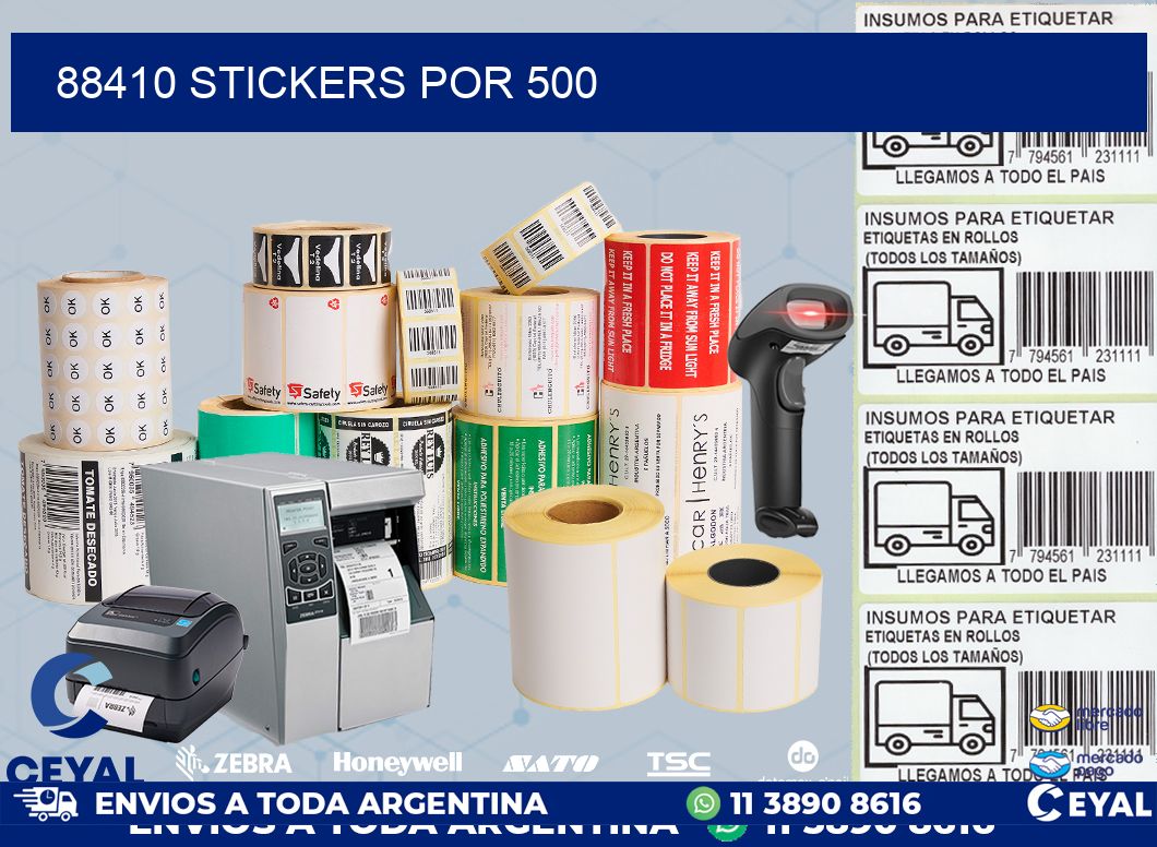 88410 STICKERS POR 500
