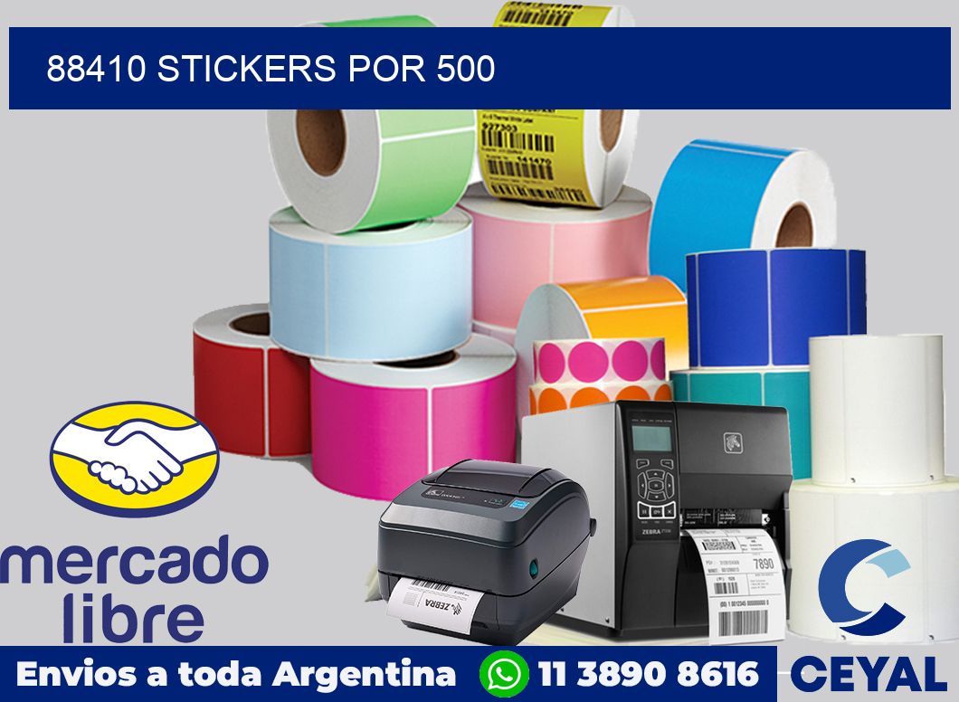 88410 STICKERS POR 500
