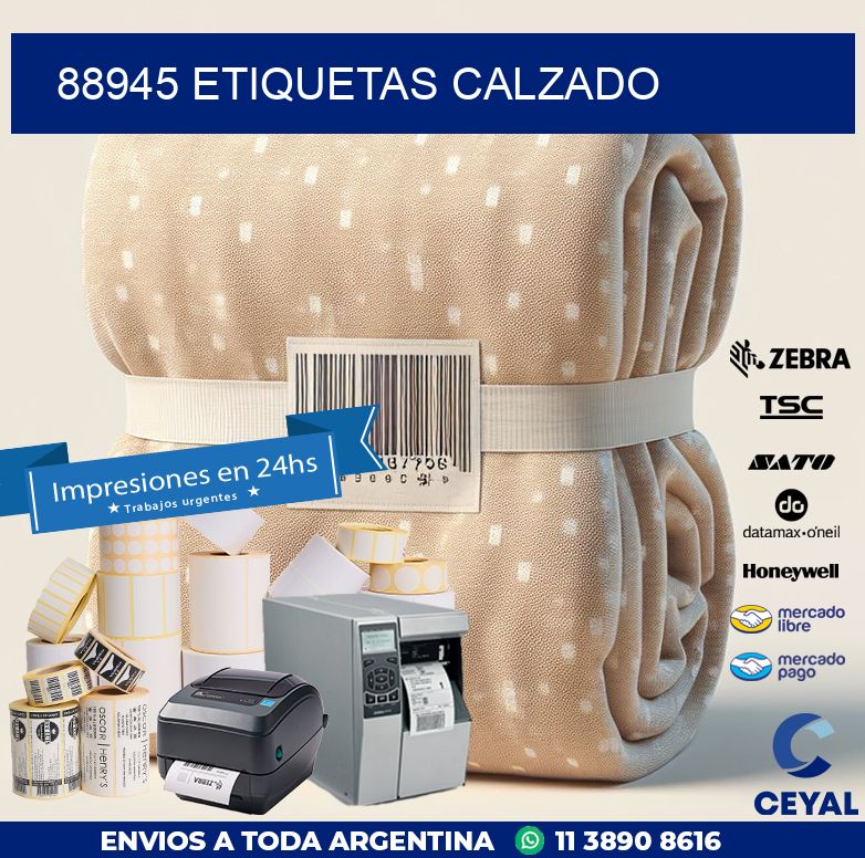 88945 ETIQUETAS CALZADO