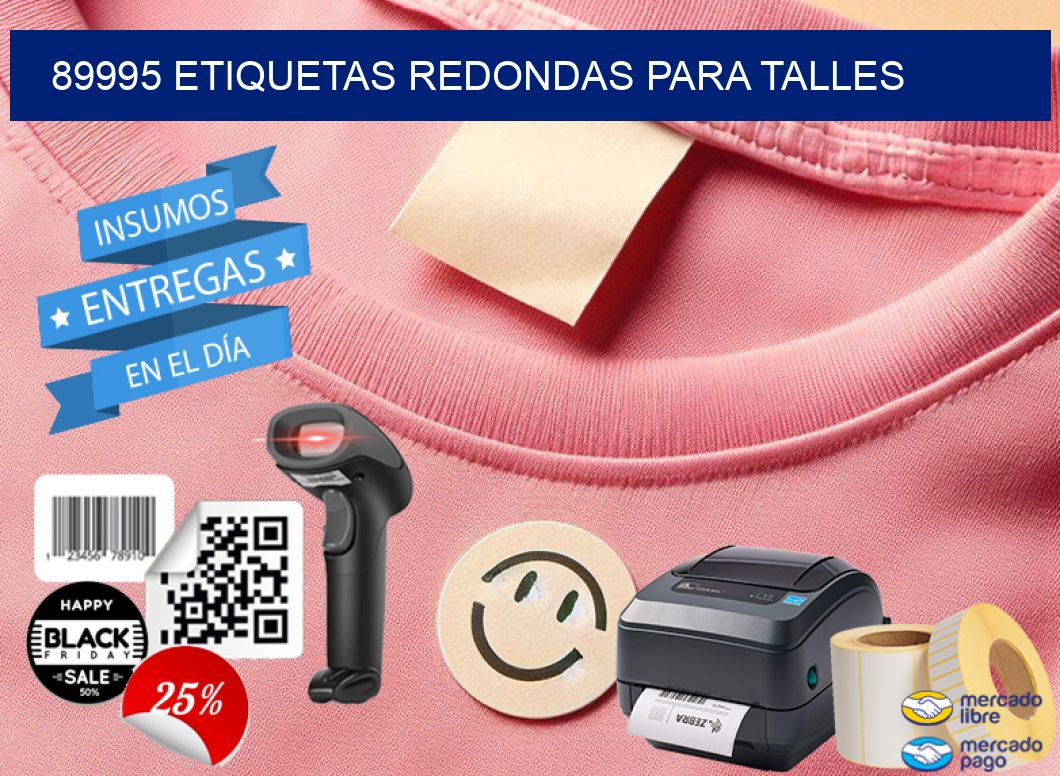 89995 ETIQUETAS REDONDAS PARA TALLES