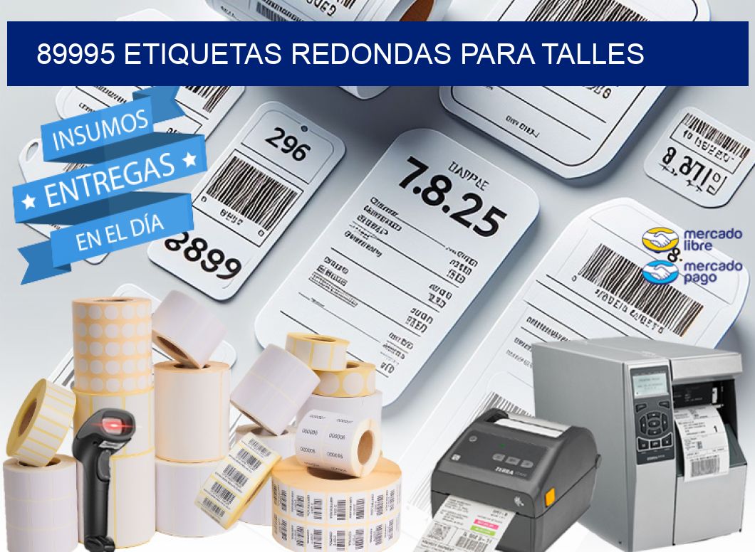 89995 ETIQUETAS REDONDAS PARA TALLES