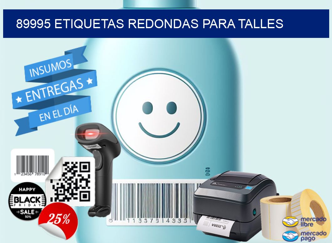 89995 ETIQUETAS REDONDAS PARA TALLES