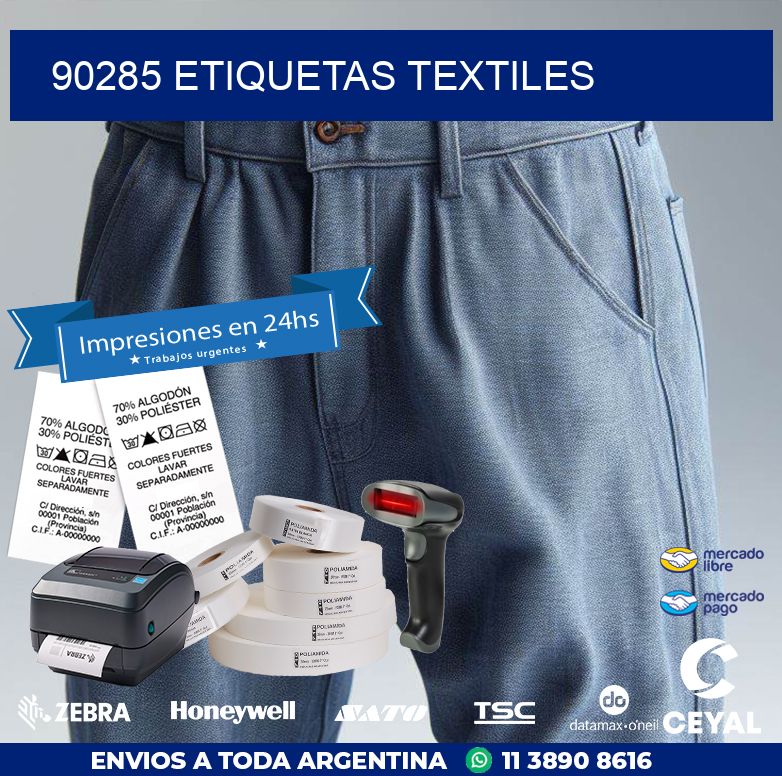 90285 ETIQUETAS TEXTILES