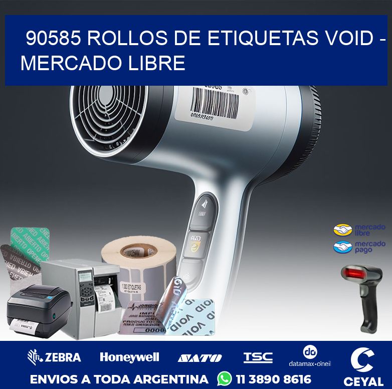 90585 ROLLOS DE ETIQUETAS VOID – MERCADO LIBRE