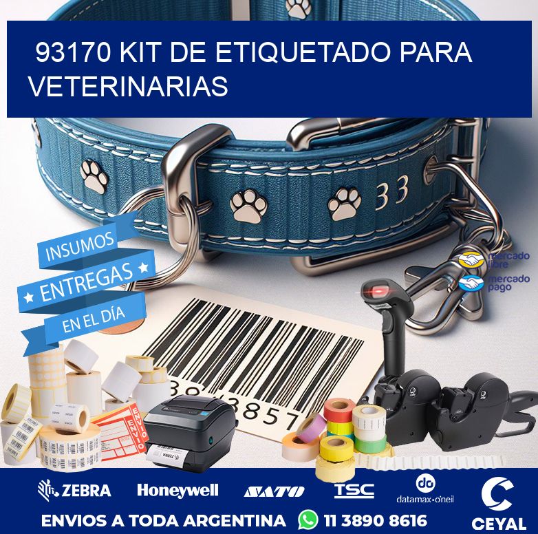 93170 KIT DE ETIQUETADO PARA VETERINARIAS